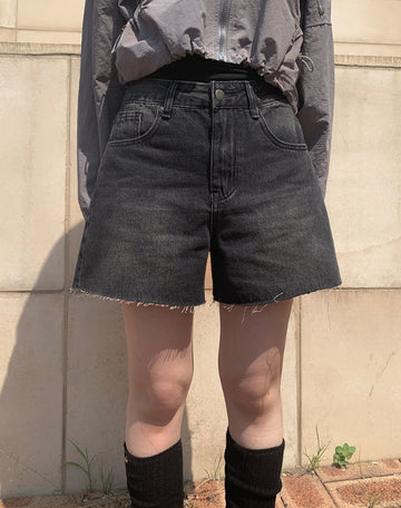 Nulls Damage Short Denim Pants